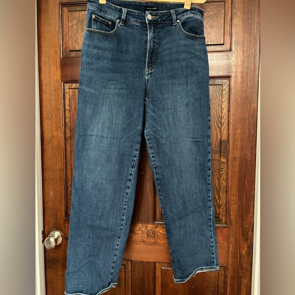 Universal standard high rise straight leg jeans -EUC